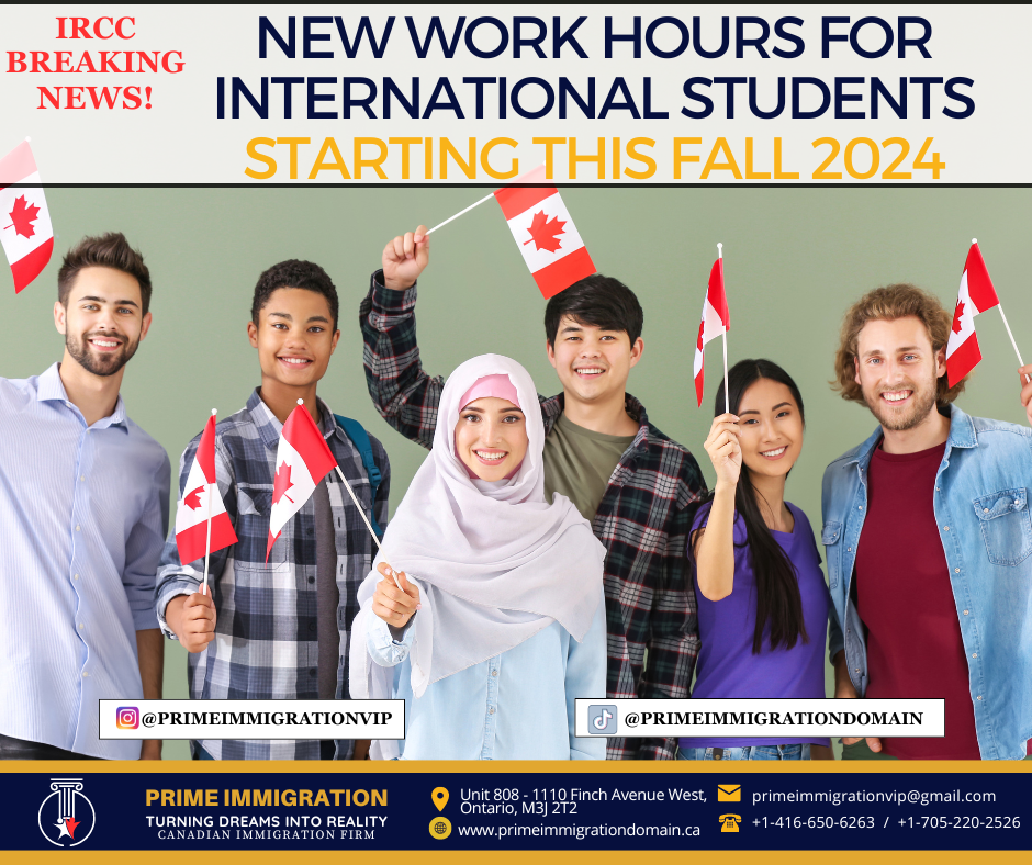 "New Work Hours for International Students in Canada!"